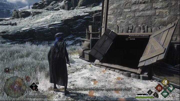They will lead you to the descent to the cellar under the pub - Hogwarts Legacy: A Basis for Blackmail - Relationship quests - Natty - Hogwarts Legacy Guide