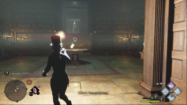 2 - Hogwarts Legacy: How to explore the library in the Minding Your Own Business quest? - Combat and exploration - Hogwarts Legacy Guide