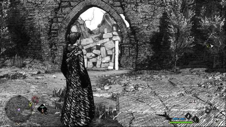 Pick up the wand and use Bombarda to destroy the rubble blocking the path forward - Hogwarts Legacy: Niamh Fitzgeralds Trial - Main quests - Hogwarts Legacy Guide