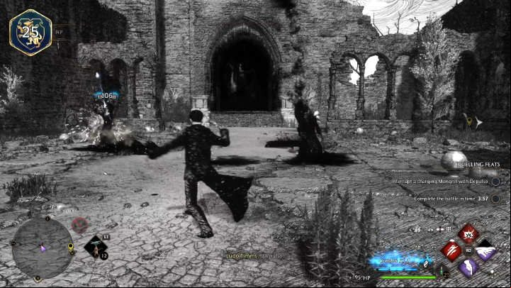 There are more enemies in the courtyard - utilize all your potential (defensive abilities, blocking, dodges) - Hogwarts Legacy: Niamh Fitzgeralds Trial - Main quests - Hogwarts Legacy Guide