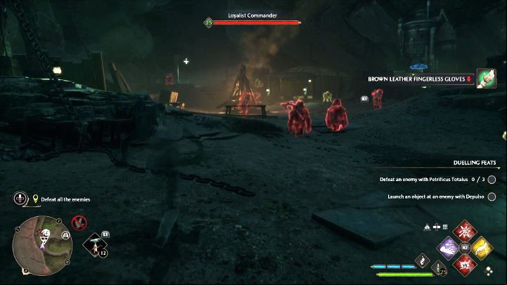 Eventually, you'll reach a larger camp that is full of enemies - Hogwarts Legacy: In the Shadow of the Mountain - Main quests - Hogwarts Legacy Guide