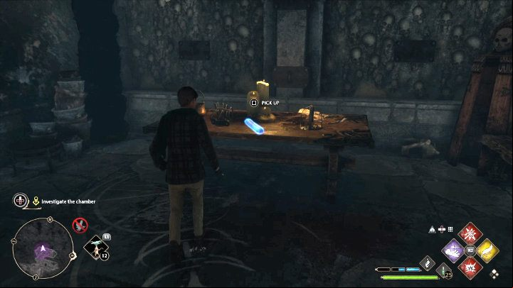 Enter the chamber, then use the stairs on the left and get to the upper floor - Hogwarts Legacy: In the Shadow of the Mountain - Main quests - Hogwarts Legacy Guide