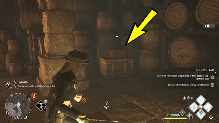 The final Collection Chest can only be found during Natty's Relationship Quest called A Basis for Blackmail - Hogwarts Legacy: Collection Chests - Hogsmeade - Hogsmeade - Hogwarts Legacy Guide