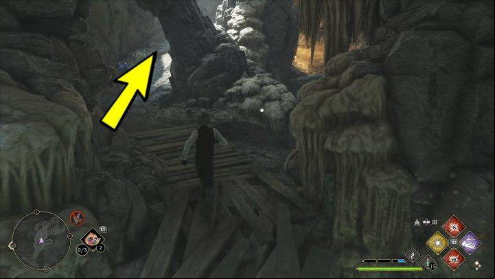 Go up the next ladder and turn right - Hogwarts Legacy: Poidsear Coast - Collection Chests - Collection Chests - Hogwarts Legacy Guide
