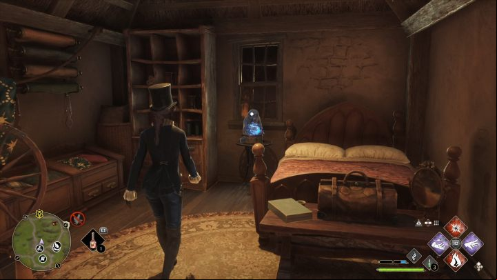 Enter it and go to the top floor - you'll find it on the table next to the bed - Hogwarts Legacy: Demiguise Statues - The Highlands - Highlands - Hogwarts Legacy Guide