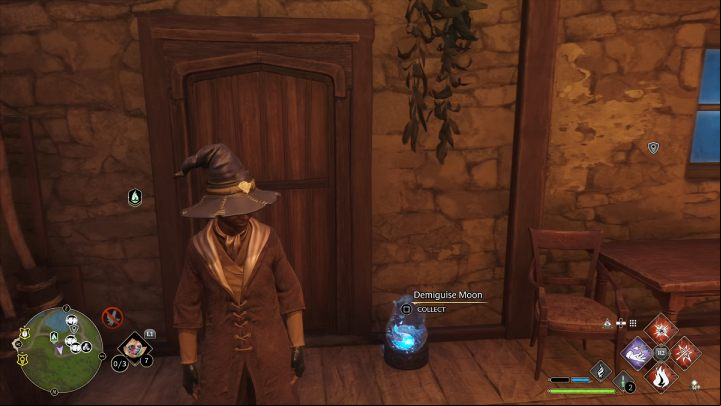 You should find the collectible at the entrance to this house - Hogwarts Legacy: Demiguise Statues - The Highlands - Highlands - Hogwarts Legacy Guide