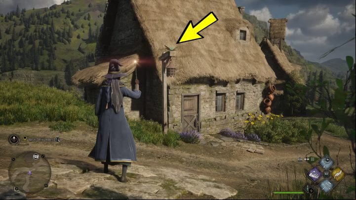 Exit the building and follow the path leading down - Hogwarts Legacy: Field Guide Pages Part 2 - Hogsmeade - Hogsmeade - Hogwarts Legacy Guide