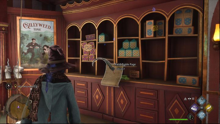 The next collectible is in Zonko's Joke Shop - Hogwarts Legacy: Field Guide Pages Part 2 - Hogsmeade - Hogsmeade - Hogwarts Legacy Guide