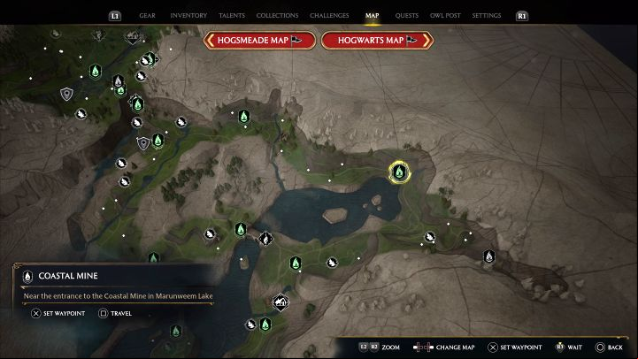 Region: Marunweem Lake - Hogwarts Legacy: Infamous Foes - all boss lairs - Highlands - Hogwarts Legacy Guide