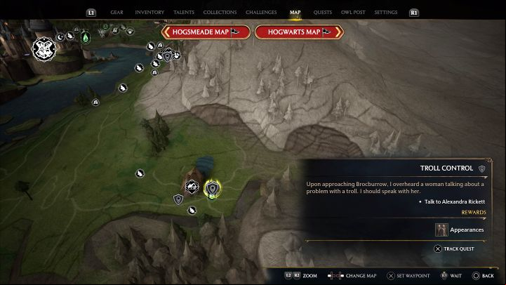 Region: Hogwarts Valley - Hogwarts Legacy: Infamous Foes - all boss lairs - Highlands - Hogwarts Legacy Guide