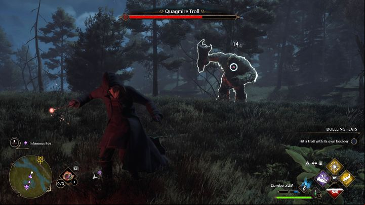 Infamous Foes are a category of strong optional bosses - Hogwarts Legacy: Infamous Foes - all boss lairs - Highlands - Hogwarts Legacy Guide