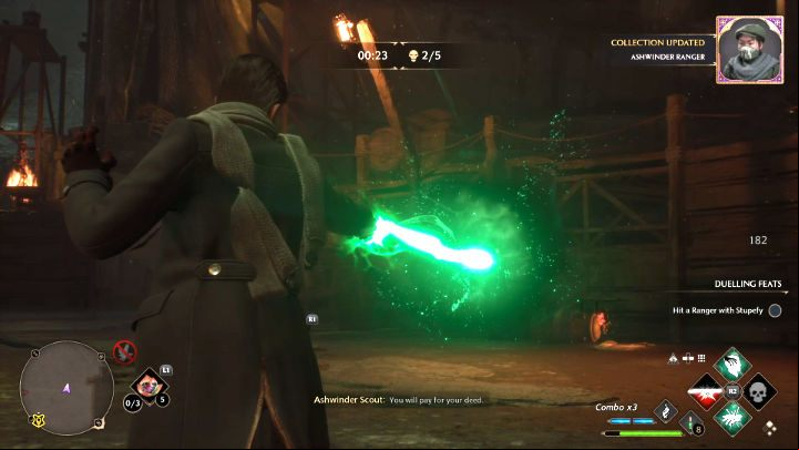 The Dark Arts Battle Arena is a place where players can use the unforgivable curses: Crucio, Imperio and Avada Kedavra - Hogwarts Legacy: What is the Dark Arts Battle Arena? - Combat and exploration - Hogwarts Legacy Guide
