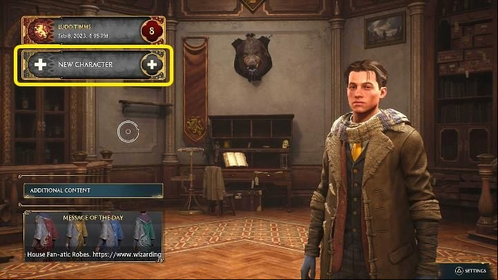In Hogwarts Legacy, you can create a new profile in the game's main menu before starting the game - Hogwarts Legacy: Can I have multiple profiles? - Technical issues - Hogwarts Legacy Guide