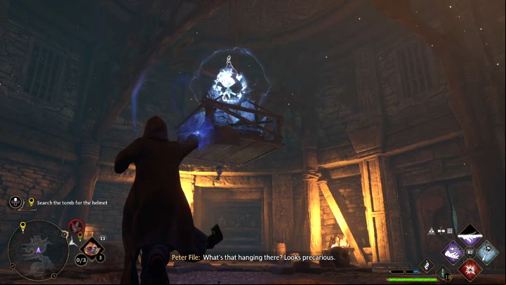 The next room has some hanging cargo - Hogwarts Legacy: The Helm of Urtkot - Main quests - Hogwarts Legacy Guide