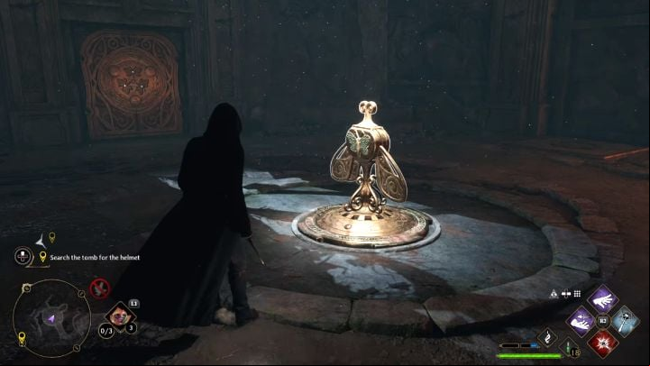 Once the area is clear, continue forward, and you'll reach the third locked gate - Hogwarts Legacy: The Helm of Urtkot - Main quests - Hogwarts Legacy Guide