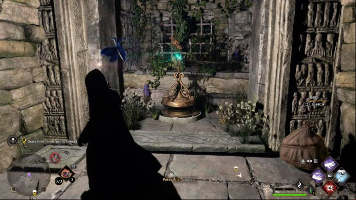 You should reach the first locked gate soon - this and further similar gates can only be opened when you deliver 3 moths to them - Hogwarts Legacy: The Helm of Urtkot - Main quests - Hogwarts Legacy Guide