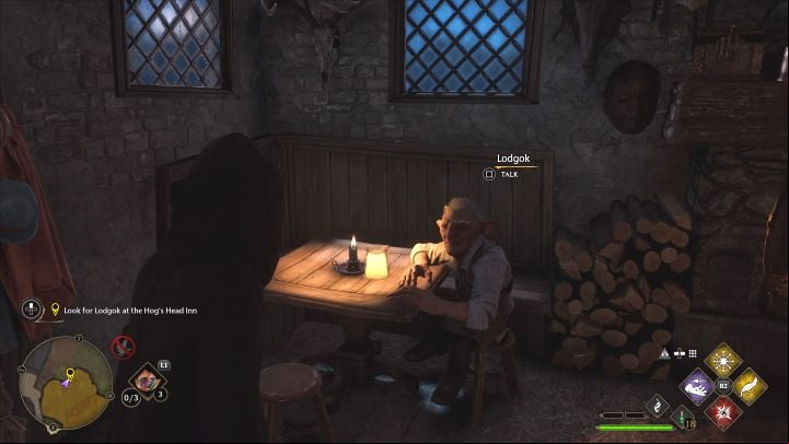 You can find The Three Broomsticks pub in Hogsmeade, and you may recall it from the first visit to the village - Hogwarts Legacy: The Helm of Urtkot - Main quests - Hogwarts Legacy Guide
