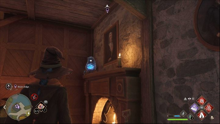 One of the Demiguise Statues #8 (Hogsmeade) is in a small house opposite the Brood and Peck shop - Hogwarts Legacy: Demiguise Statues - Hogsmeade - Hogsmeade - Hogwarts Legacy Guide