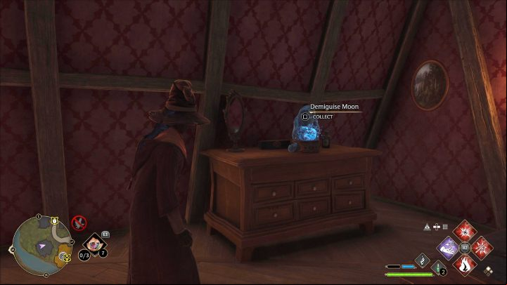 Another Demiguise Statue #4 (Hogsmeade) is in a small house next to the potions shop - Hogwarts Legacy: Demiguise Statues - Hogsmeade - Hogsmeade - Hogwarts Legacy Guide