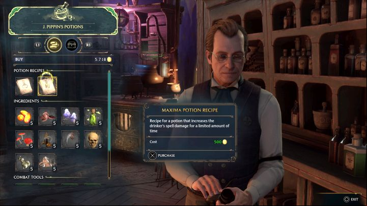 The more difficult and time-consuming method is to produce the potions yourself - Hogwarts Legacy: Professor Sharps Assignment 1 - Assignment - Hogwarts Legacy Guide