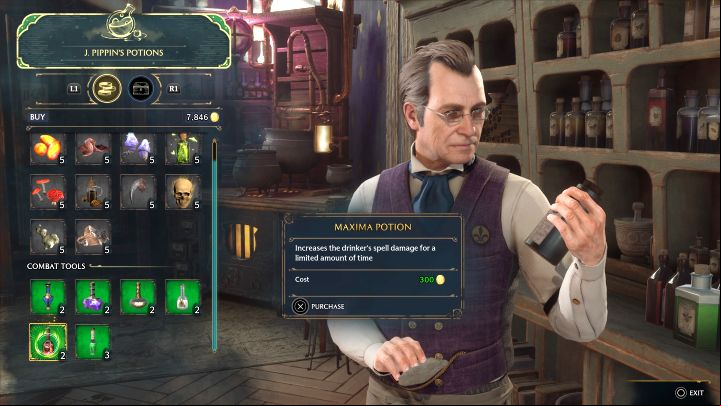 Both potions can be obtained in 2 ways - Hogwarts Legacy: Professor Sharps Assignment 1 - Assignment - Hogwarts Legacy Guide
