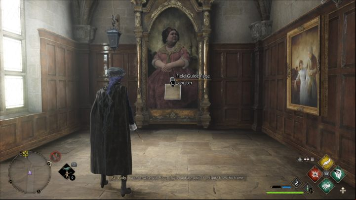 Name: Fat Lady Portrait - Hogwarts Legacy: The South Wing - Field guide pages - Hogwarts Legacy Guide