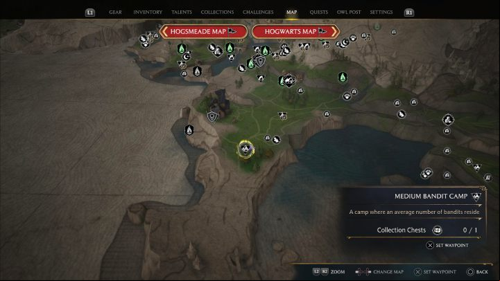 Another one is in a bandit camp not far from West Manor Cape Floo Flame - Hogwarts Legacy: Manor Cape - Collection Chests - Collection Chests - Hogwarts Legacy Guide