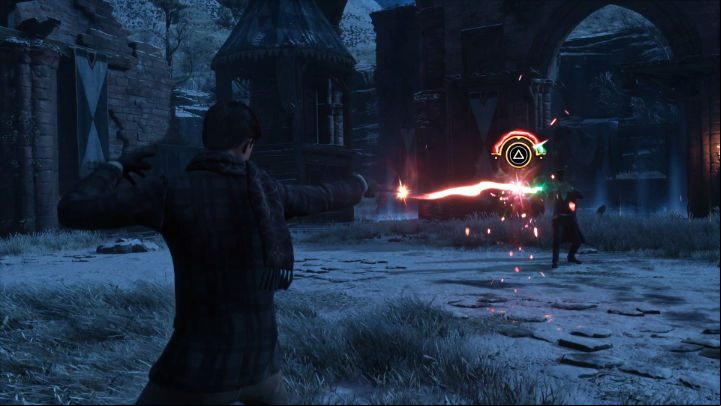 Depriving Victor of his entire health bar triggers a new QTE sequence - Hogwarts Legacy: Wand Mastery - Main quests - Hogwarts Legacy Guide