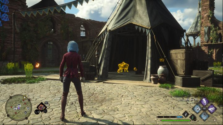 Chests #1 and #2 are in a bandit camp in Clagmar Castle - Hogwarts Legacy: Clagmar Coast - Collection Chests - Collection Chests - Hogwarts Legacy Guide