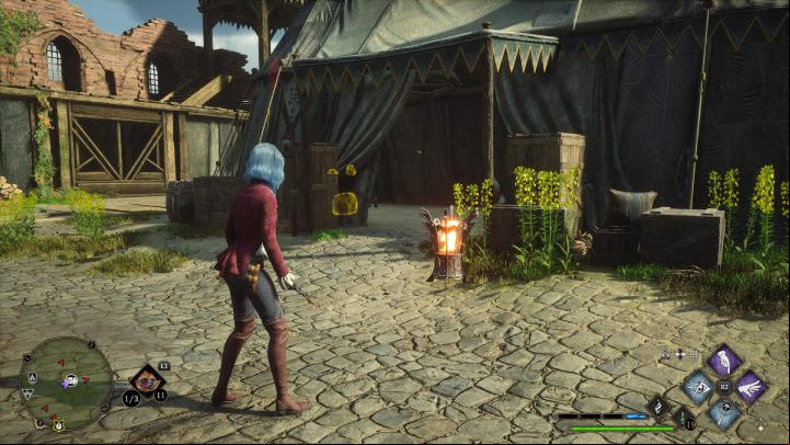 The second chest is inside the large tent - Hogwarts Legacy: Clagmar Coast - Collection Chests - Collection Chests - Hogwarts Legacy Guide