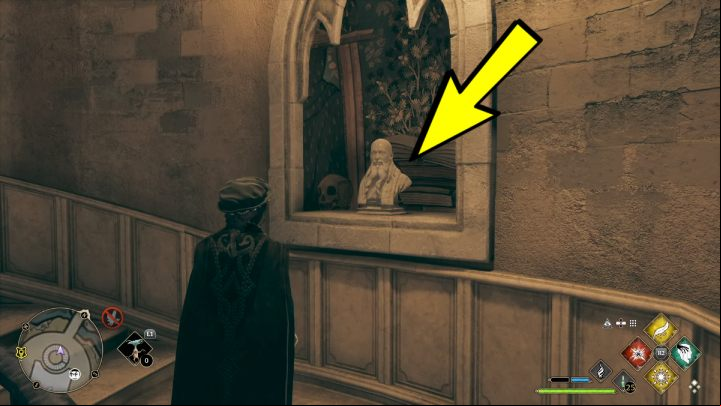 Name: Ravenclaw Bust - Hogwarts Legacy: The Grand Staircase - Field guide pages - Hogwarts Legacy Guide
