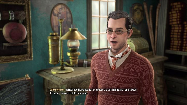 This mission forces you to buy your own broom - Hogwarts Legacy: Flight Test - Hogsmeade - Hogwarts Legacy Guide