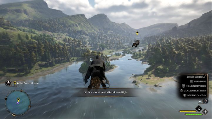 Everett Clopton will propose an extra flight over the castle - Hogwarts Legacy: Flying Class - Main quests - Hogwarts Legacy Guide