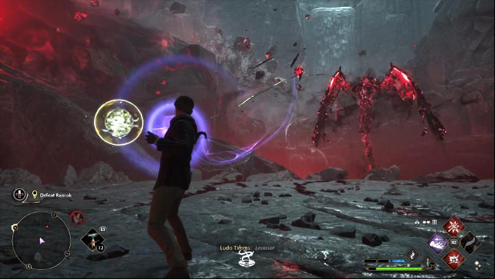 The last phase of the battle with the final boss of Hogwarts Legacy will take place in a much larger arena than the previous phases - Hogwarts Legacy: How to defeat Ranrok? - Bosses - Hogwarts Legacy Guide