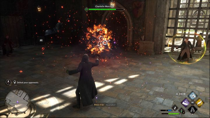 Make sure you have Incendio prepared - Hogwarts Legacy: Professor Hecats Assignment 2 - Assignment - Hogwarts Legacy Guide