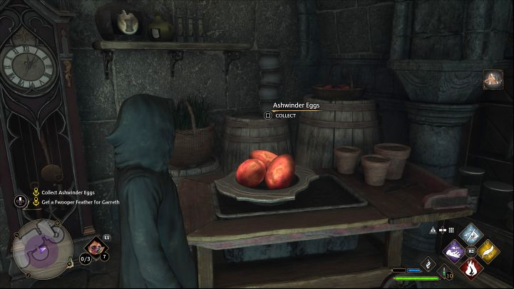 On your way to Sharp's office you'll be stopped by Garreth and asked for an additional ingredient (you can't refuse) - Hogwarts Legacy: Potions Class - Main quests - Hogwarts Legacy Guide