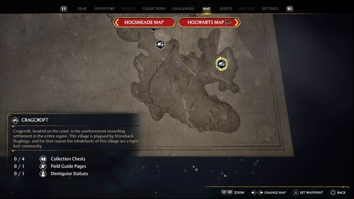 The world map (Highlands) in Hogwarts Legacy has a vertical structure - Hogwarts Legacy: How to get to the Southern Highlands? - Campaign - Hogwarts Legacy Guide