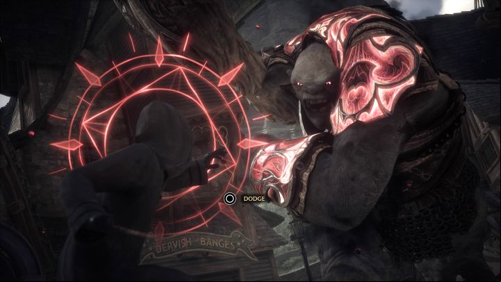 During the fight, watch out for red circles - dodge (Circle/B) to avoid damage - Hogwarts Legacy: How to defeat the Armored Troll boss? - Bosses - Hogwarts Legacy Guide