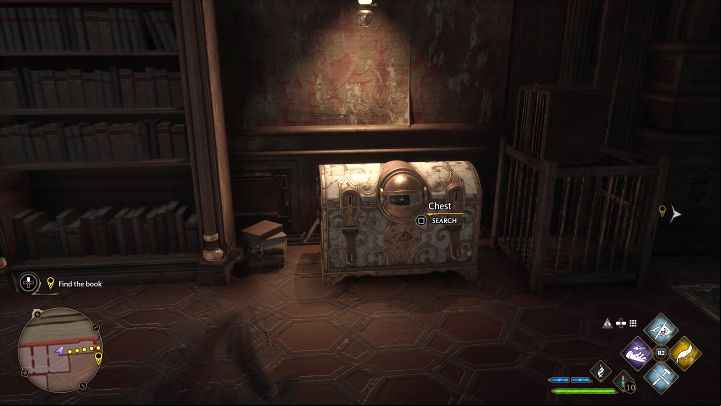 Move away from the discovered chest so that it loses sight of your character - the eye will open again - Hogwarts Legacy: How to open an eye chest? - Combat and exploration - Hogwarts Legacy Guide