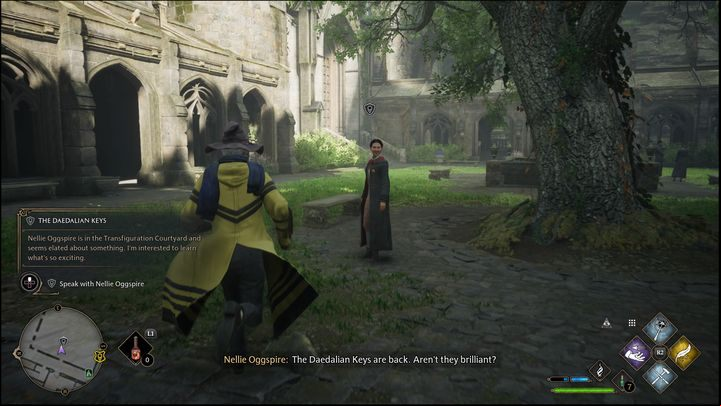 Nellie will give you the approximate location of the first key - it will be in Astronomy Tower - Hogwarts Legacy: All Daedalian Keys - Hogwarts - Hogwarts Legacy Guide