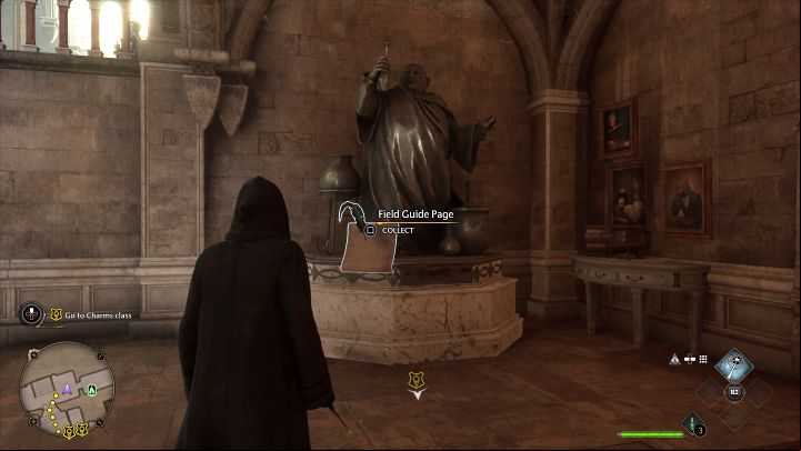 The second method is to find collectibles - Field Guide Pages - Hogwarts Legacy: How to earn XP quickly? - Main character - Hogwarts Legacy Guide