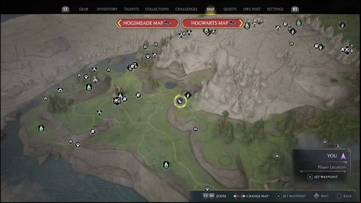 Interactive Map: Merlin Trial #16 (Feldcroft Region) - Hogwarts Legacy: Feldcroft Region - all Merlin Trials - Merlins Trials - Hogwarts Legacy Guide