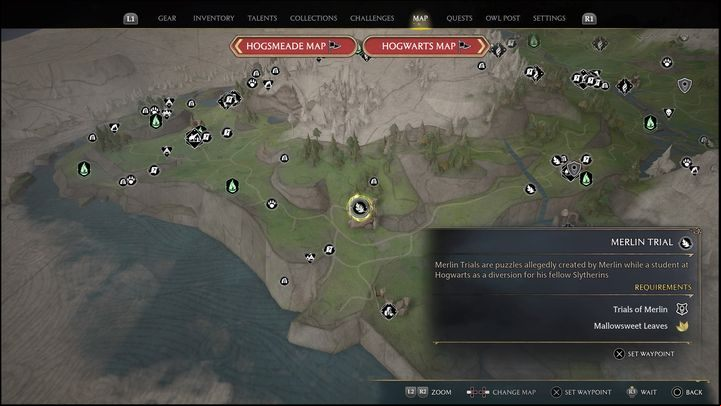 Interactive Map: Merlin Trial #15 (Feldcroft Region) - Hogwarts Legacy: Feldcroft Region - all Merlin Trials - Merlins Trials - Hogwarts Legacy Guide