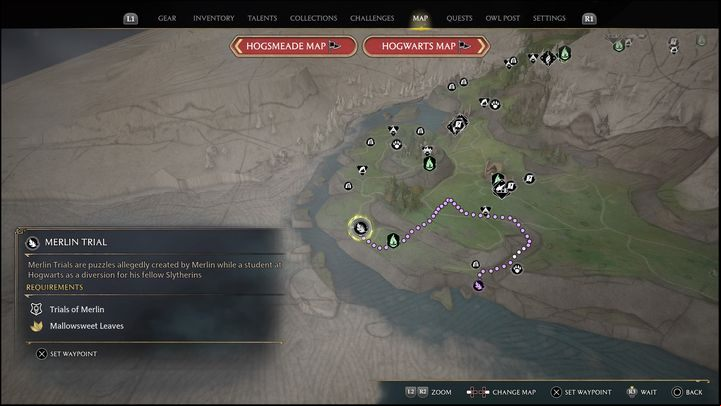 Interactive Map: Merlin Trial #13 (Feldcroft Region) - Hogwarts Legacy: Feldcroft Region - all Merlin Trials - Merlins Trials - Hogwarts Legacy Guide
