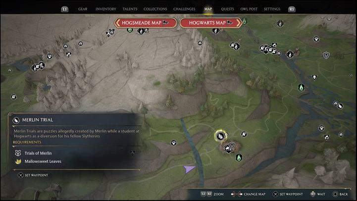 Interactive Map: Merlin Trial - Feldcroft Region #10 - Hogwarts Legacy: Feldcroft Region - all Merlin Trials - Merlins Trials - Hogwarts Legacy Guide