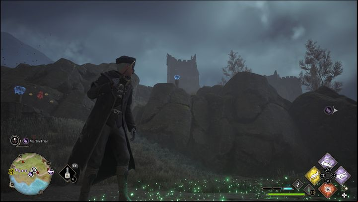 After activating it, use Revelio - Hogwarts Legacy: Feldcroft Region - all Merlin Trials - Merlins Trials - Hogwarts Legacy Guide