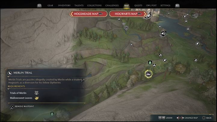 Interactive Map: Merlin Trial - Feldcroft Region #1 - Hogwarts Legacy: Feldcroft Region - all Merlin Trials - Merlins Trials - Hogwarts Legacy Guide
