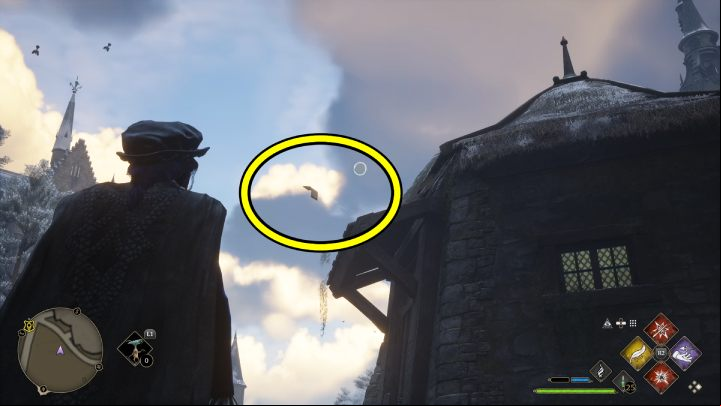 This page flies in a big circle - Hogwarts Legacy: The Bell Tower Wing - Field guide pages - Hogwarts Legacy Guide