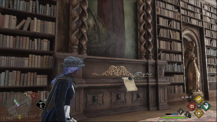 Name: The Old Librarian - Hogwarts Legacy: The Bell Tower Wing - Field guide pages - Hogwarts Legacy Guide