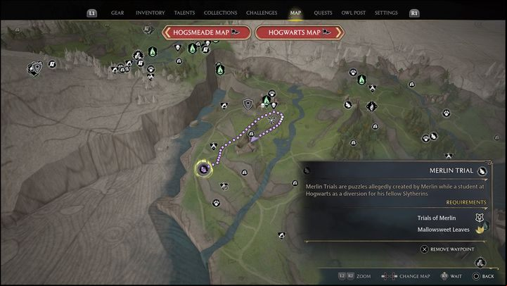 Map link: Merlin Trial - Poidsear Coast #6 - Hogwarts Legacy: Poidsear Coast - all Merlin Trials - Merlins Trials - Hogwarts Legacy Guide
